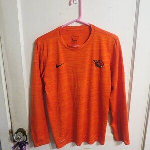 Nike Orange Small, Long Sleeve Tee